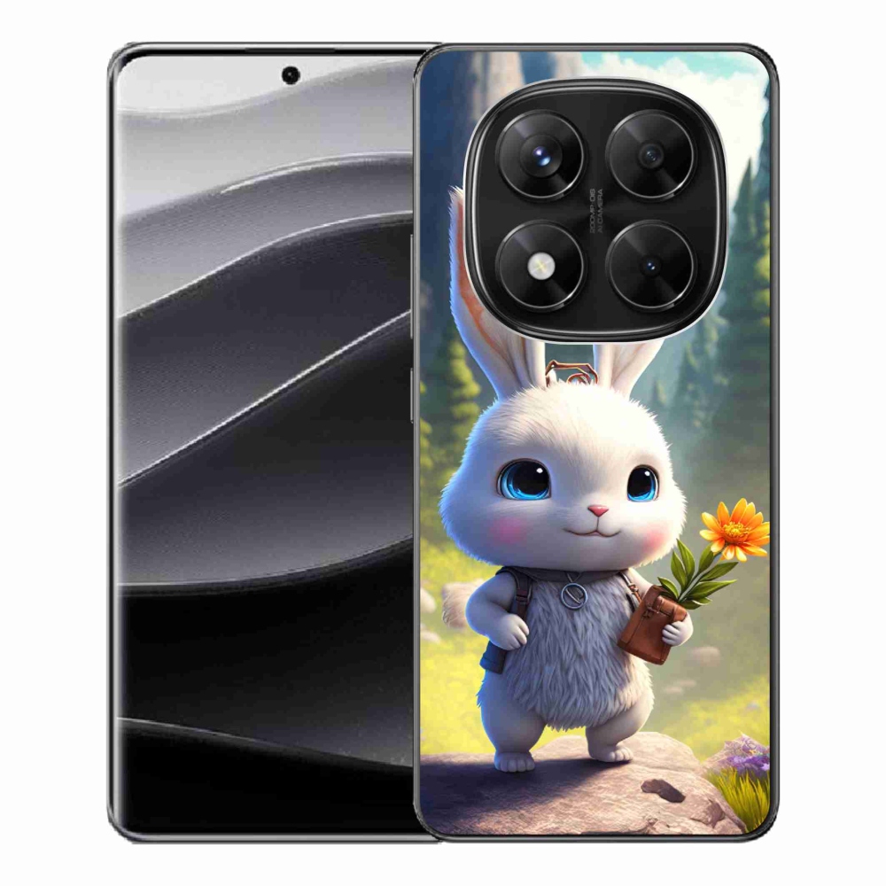 Gelový kryt mmCase na Xiaomi Redmi Note 14 Pro 5G/Poco X7 5G - roztomilý králíček