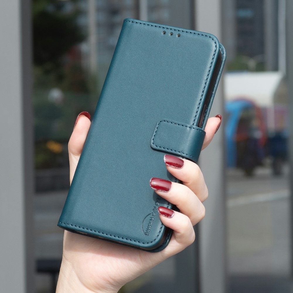 BNF knížkové pouzdro na Samsung Galaxy S25 Edge - zelené