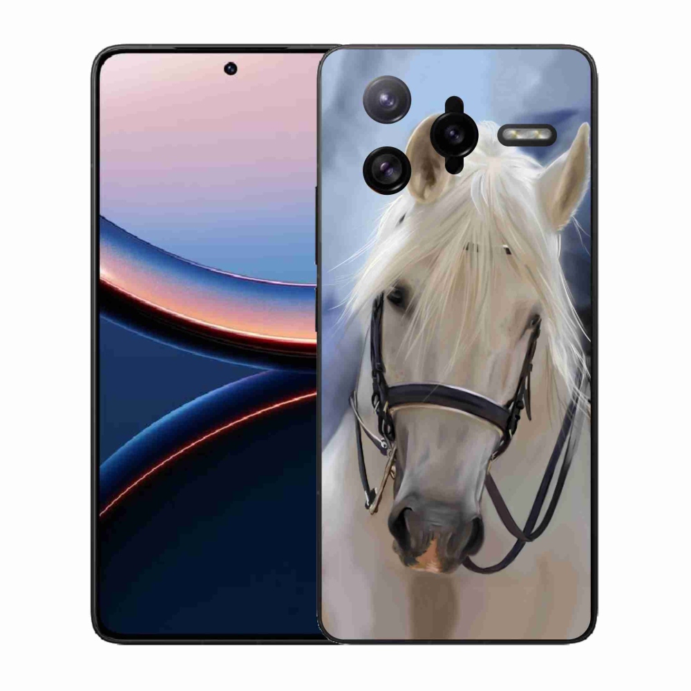 Gelový kryt mmCase na Xiaomi Poco F7 Ultra - bílý kůň