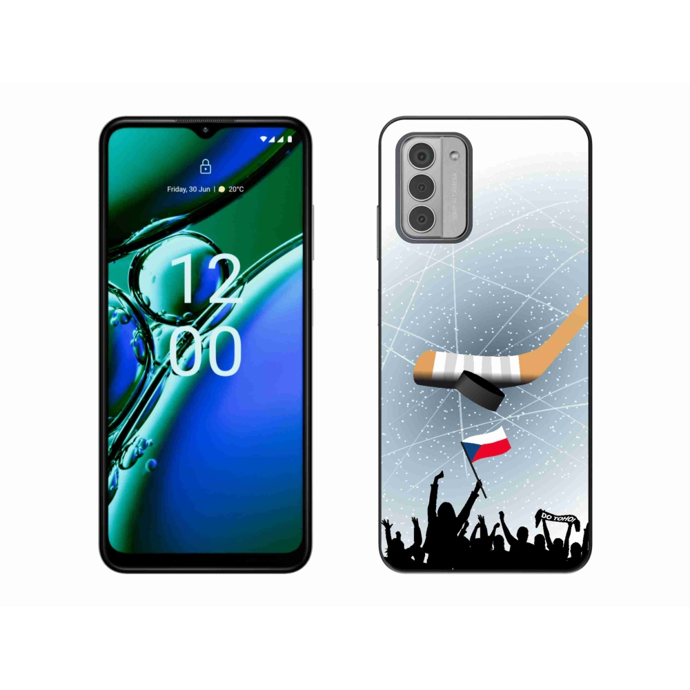 Gelový kryt mmCase na Nokia G42 - fanoušci hokeje