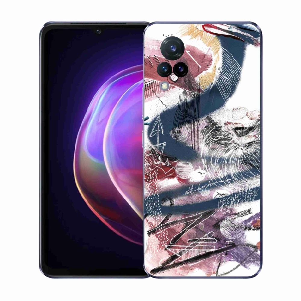Gelový kryt mmCase na Vivo V21 4G/5G - abstraktní motiv 28