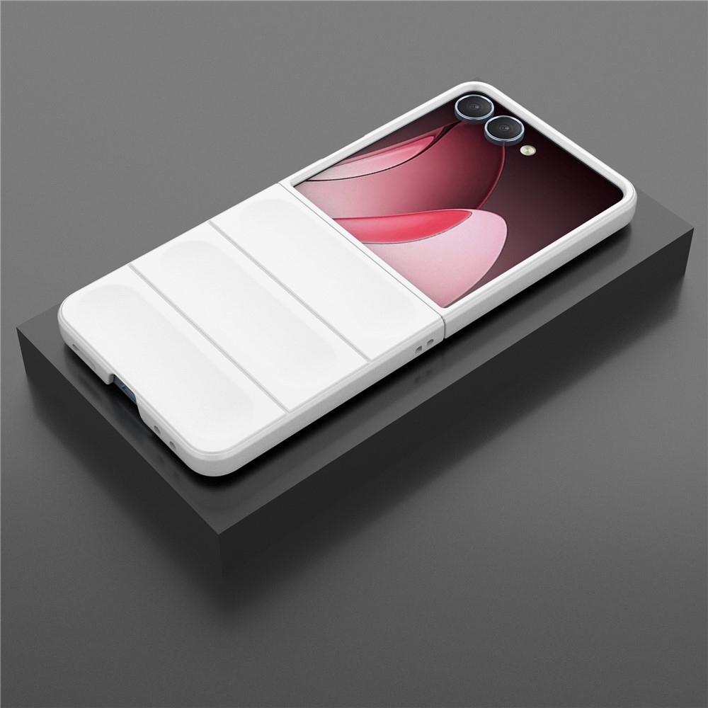 Rugg odolný gelový obal na Samsung Galaxy Z Flip7 5G - bílý