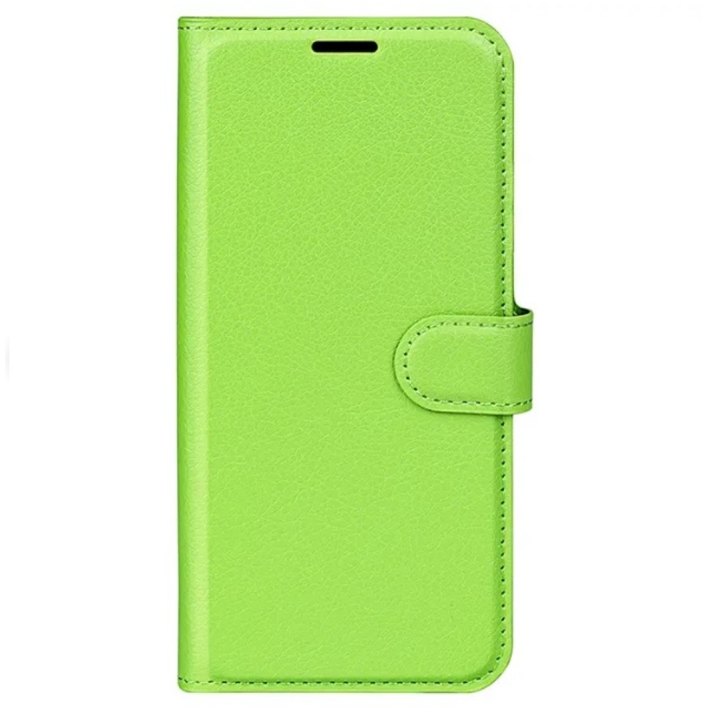 Litchi knížkové pouzdro na Xiaomi 14 Pro - zelené