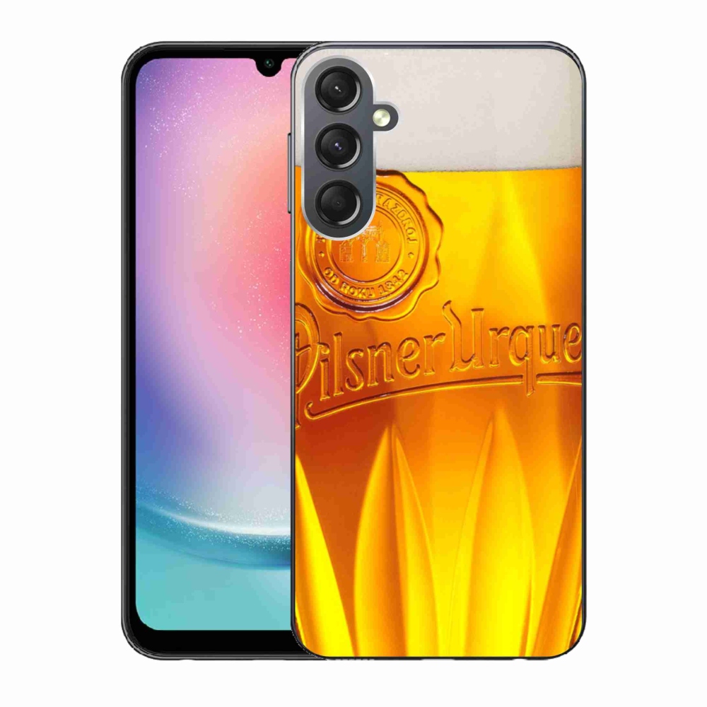 Gelový kryt mmCase na Samsung Galaxy A24 - pivo