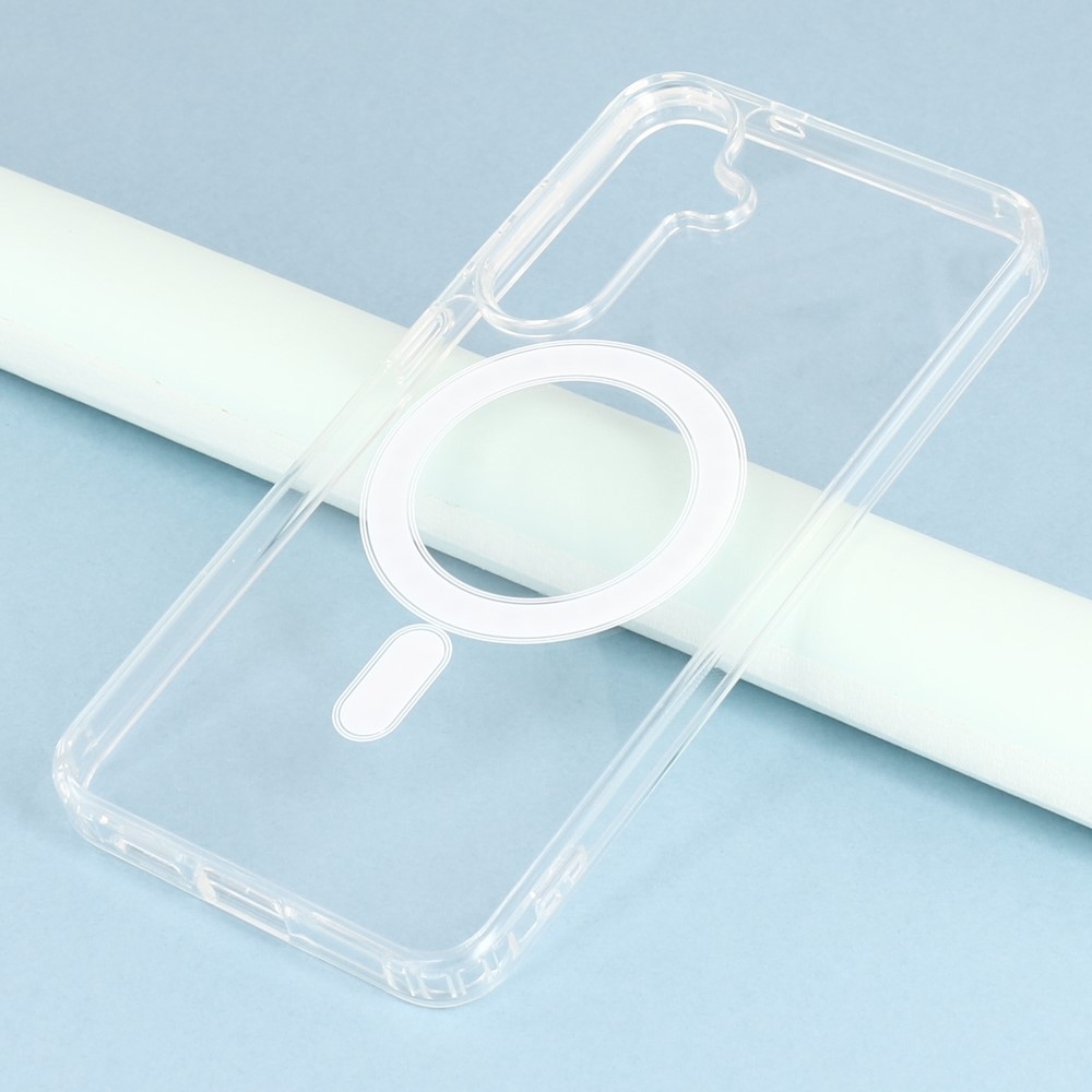 Transparentní gelový obal s podporou MagSafe na Samsung Galaxy S25+
