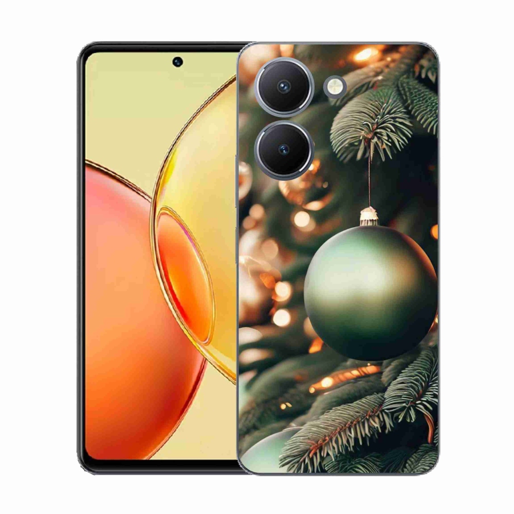Gelový kryt mmCase na Vivo Y36 - vánoční ozdoby 1