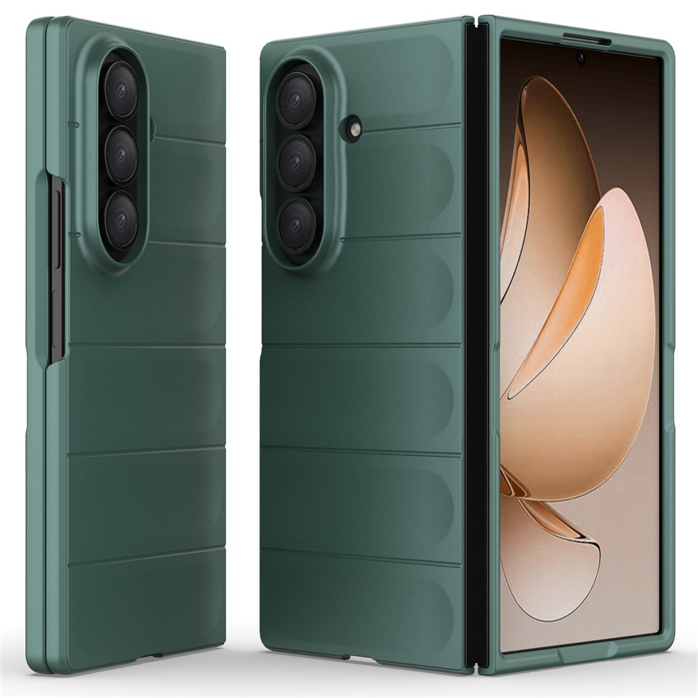 Rugg odolný gelový obal na Samsung Galaxy Z Fold7 5G - zelený