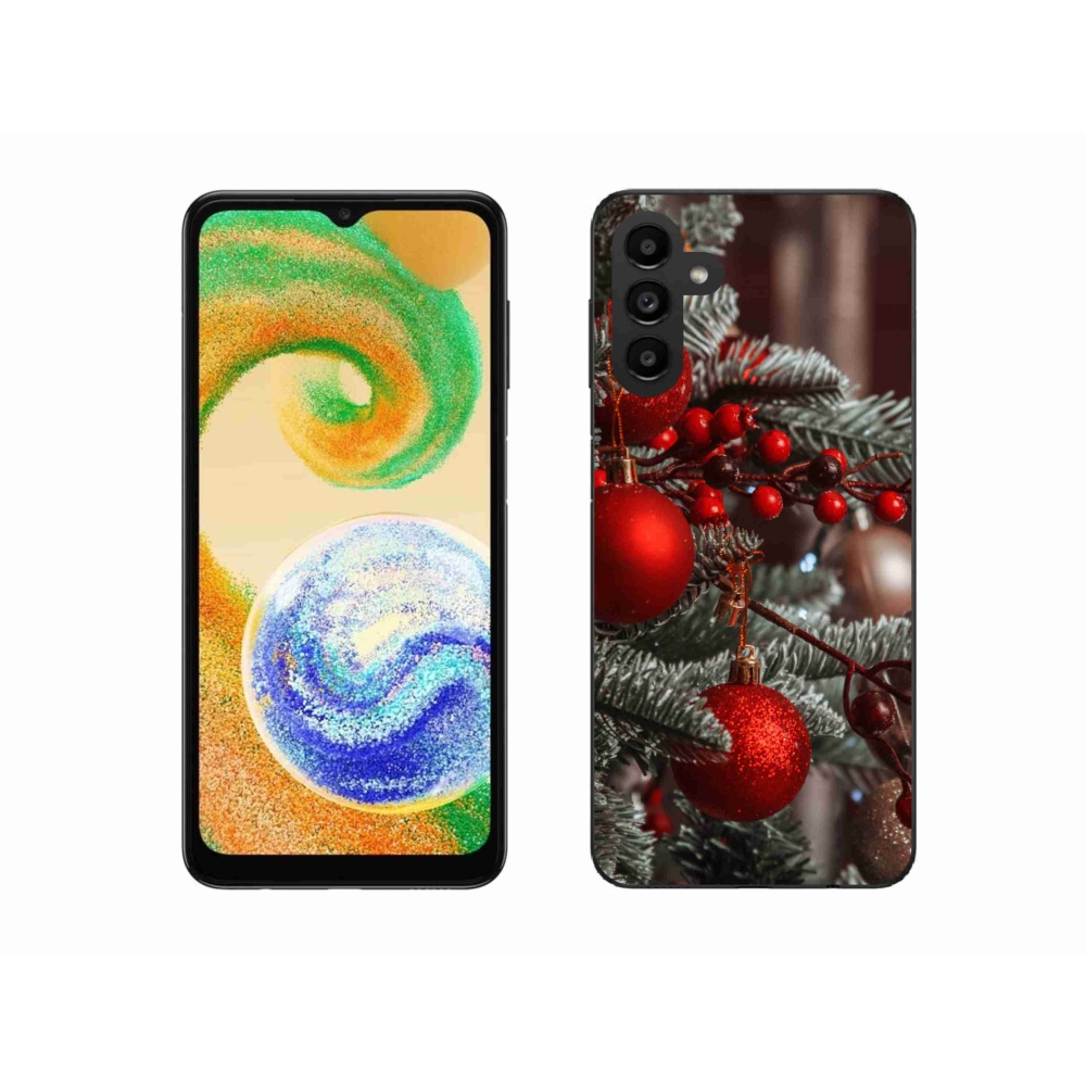 Gelový kryt mmCase na Samsung Galaxy A04s (164.7x76.7x9.1mm) - vánoční ozdoby 2