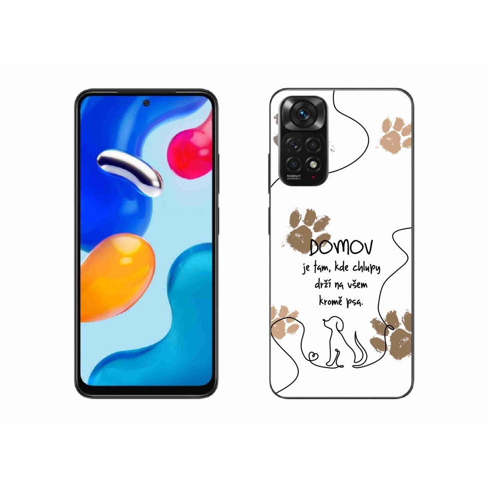 Gelový kryt mmCase na Xiaomi Redmi Note 11S 4G - psí motiv bílé pozadí