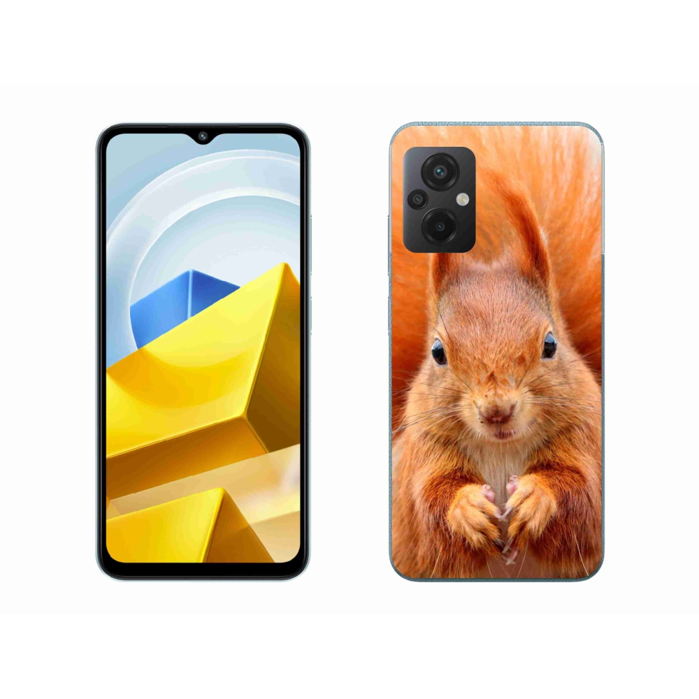 Gelový kryt mmCase na Xiaomi Poco M5 4G - veverka