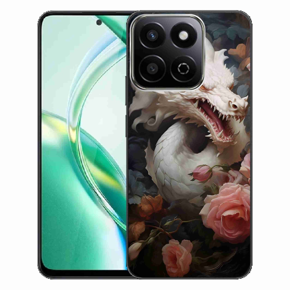 Gelový kryt mmCase na Honor 200 Smart 5G - bílý drak