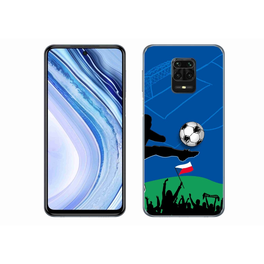 Gelový kryt mmCase na Xiaomi Redmi Note 9S - fanoušci fotbalu