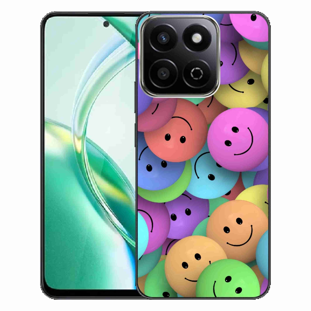 Gelový kryt mmCase na Honor 200 Smart 5G - barevní smajlíci