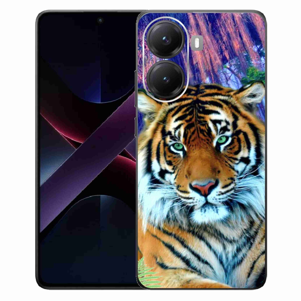Gelový kryt mmCase na Xiaomi Poco X7 Pro 5G - tygr