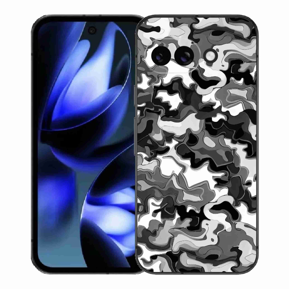 Gelový kryt mmCase na Google Pixel 9a - maskáčový vzor 3