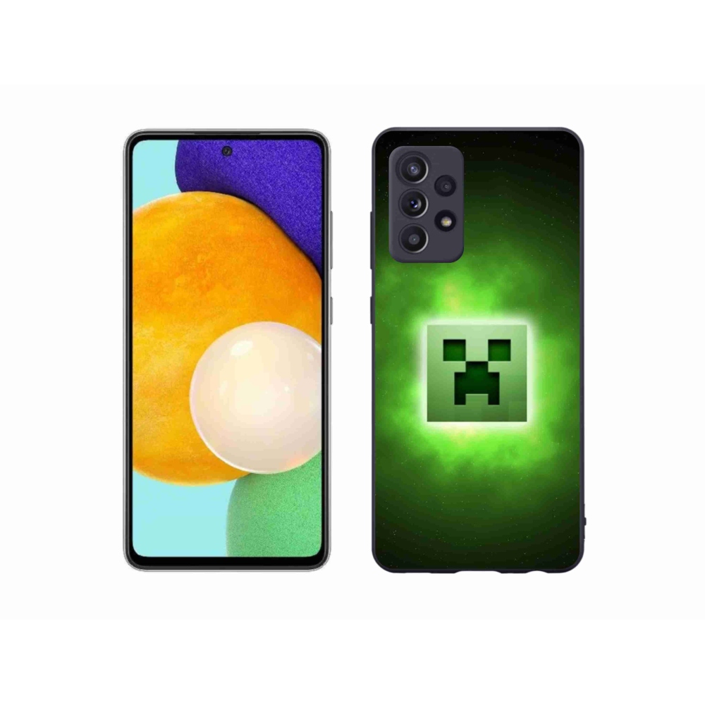 Gelový kryt mmCase na Samsung Galaxy A52s 5G - minecraft