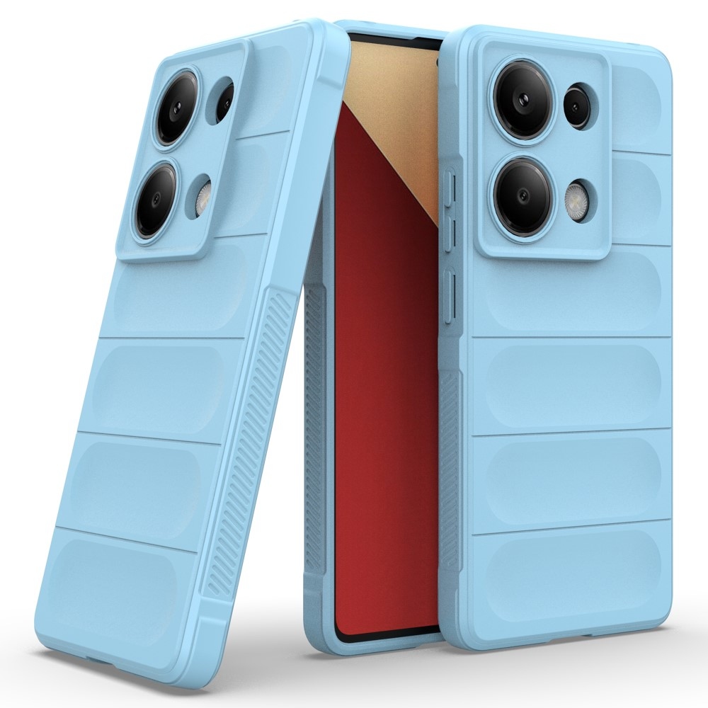 Rugg odolný gelový obal na Xiaomi Redmi Note 13 Pro 4G/Poco M6 Pro - světlemodrý
