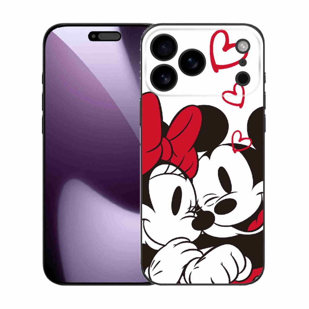 Gelový kryt mmCase na iPhone 17 Pro Max - minnie a mickey