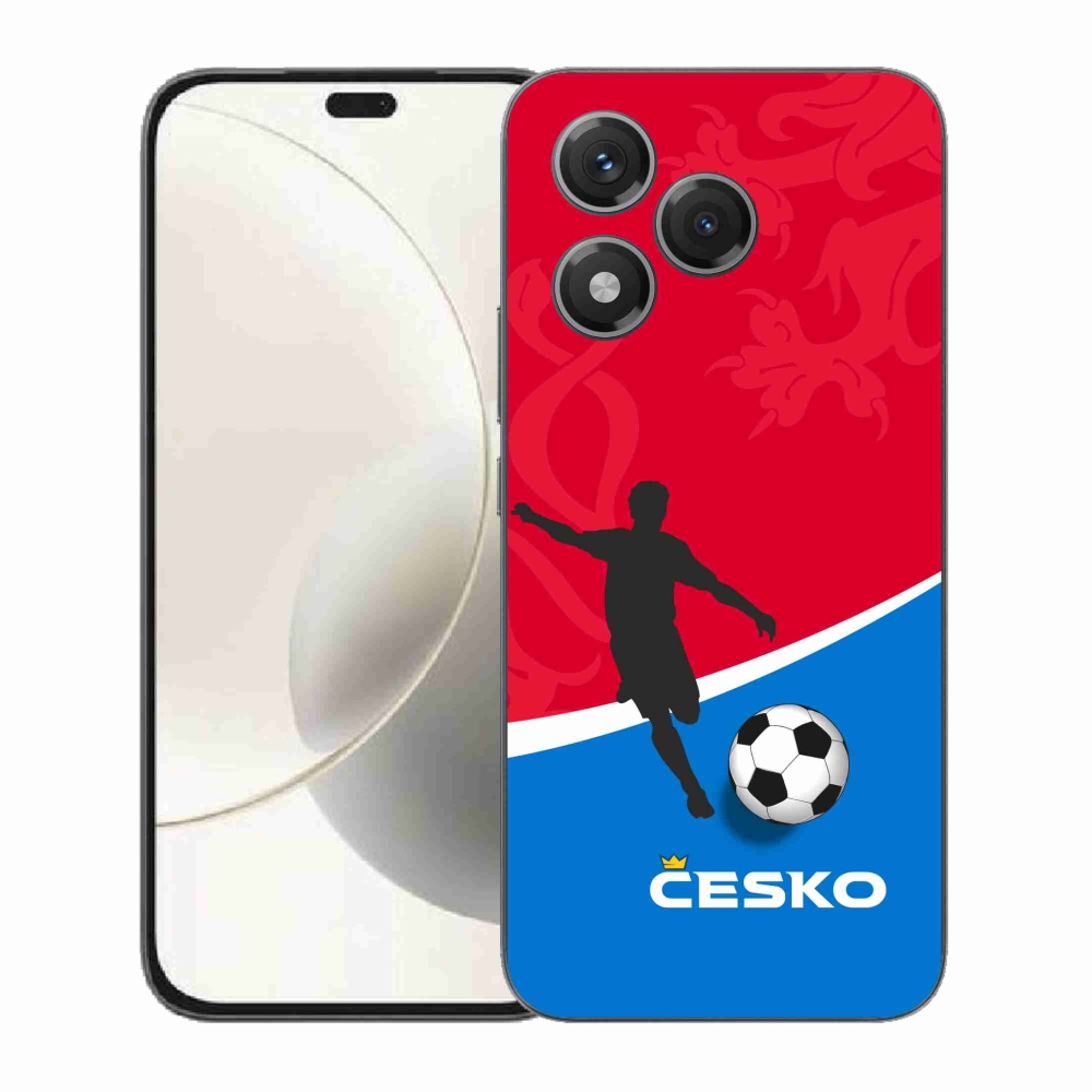 Gelový kryt mmCase na Honor 400 Lite - fotbal Česko