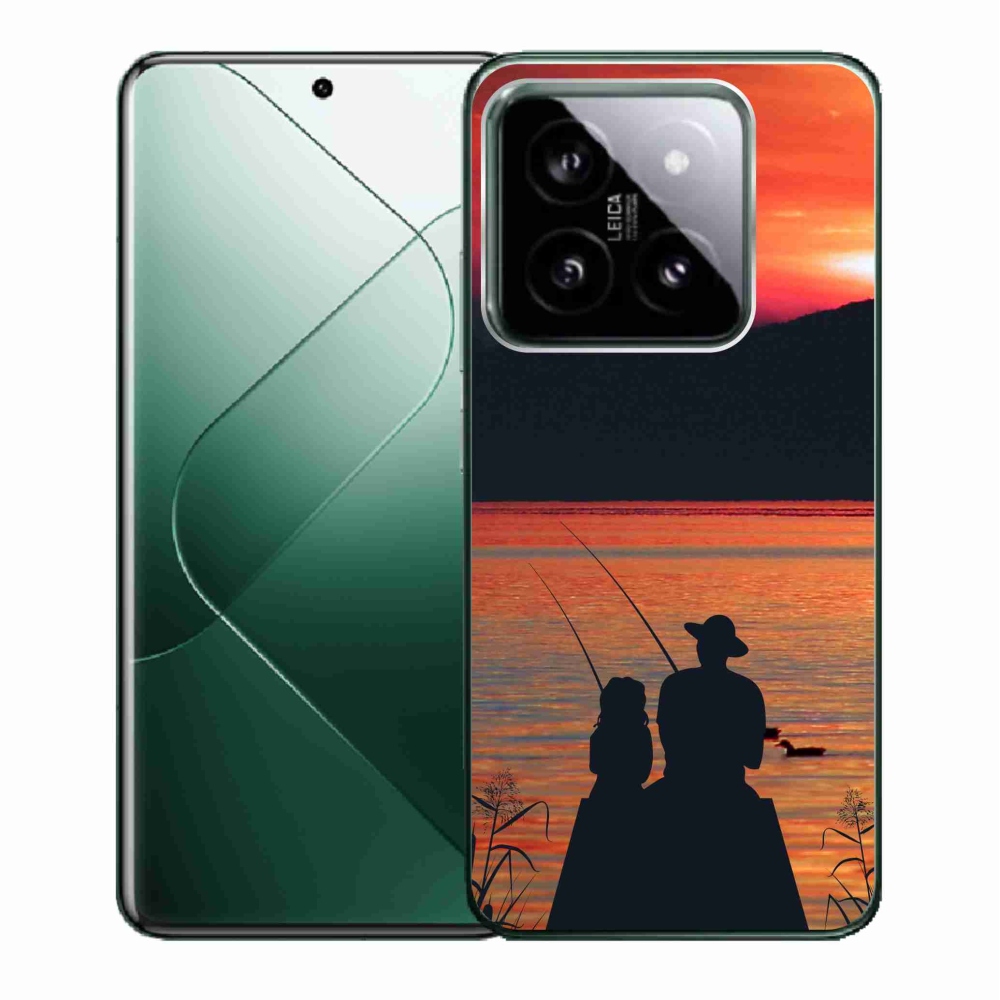 Gelový kryt mmCase na Xiaomi 14 - rybaření 3