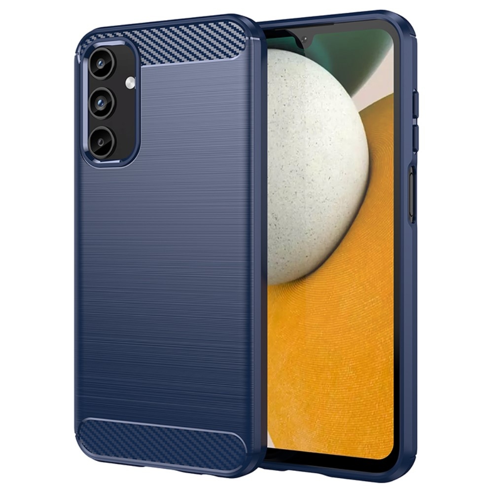 Carbon odolný gelový obal na Samsung Galaxy A15 4G/5G - modrý
