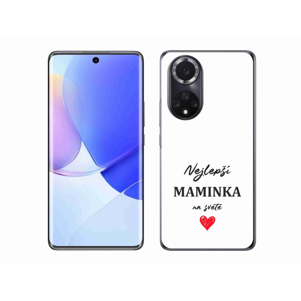 Gelový kryt mmCase na Honor 50 - nejlepší maminka 1 bílé pozadí