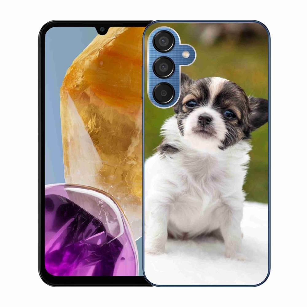 Gelový obal mmCase na Samsung Galaxy M15 5G - čivava 4