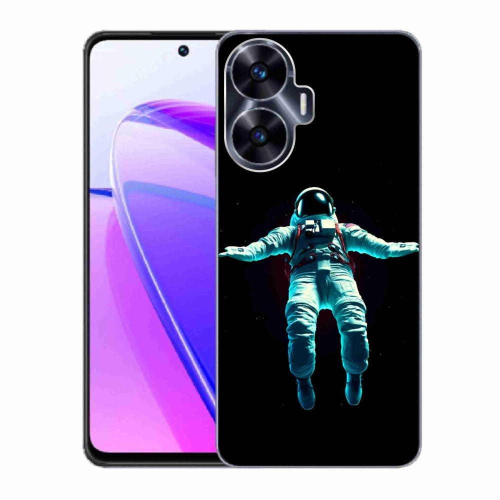 Gelový kryt mmCase na Realme C55 - kosmonaut