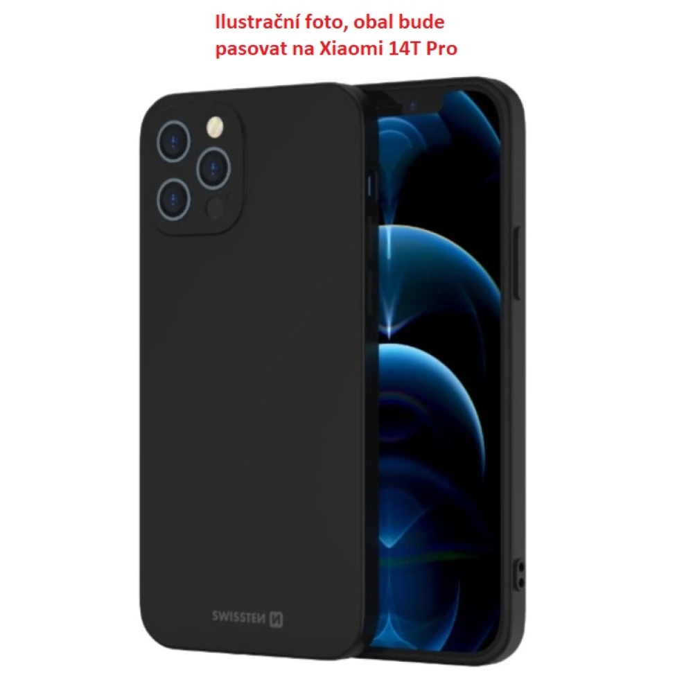 Obal SWISSTEN Soft Joy na Xiaomi 14T Pro - černý