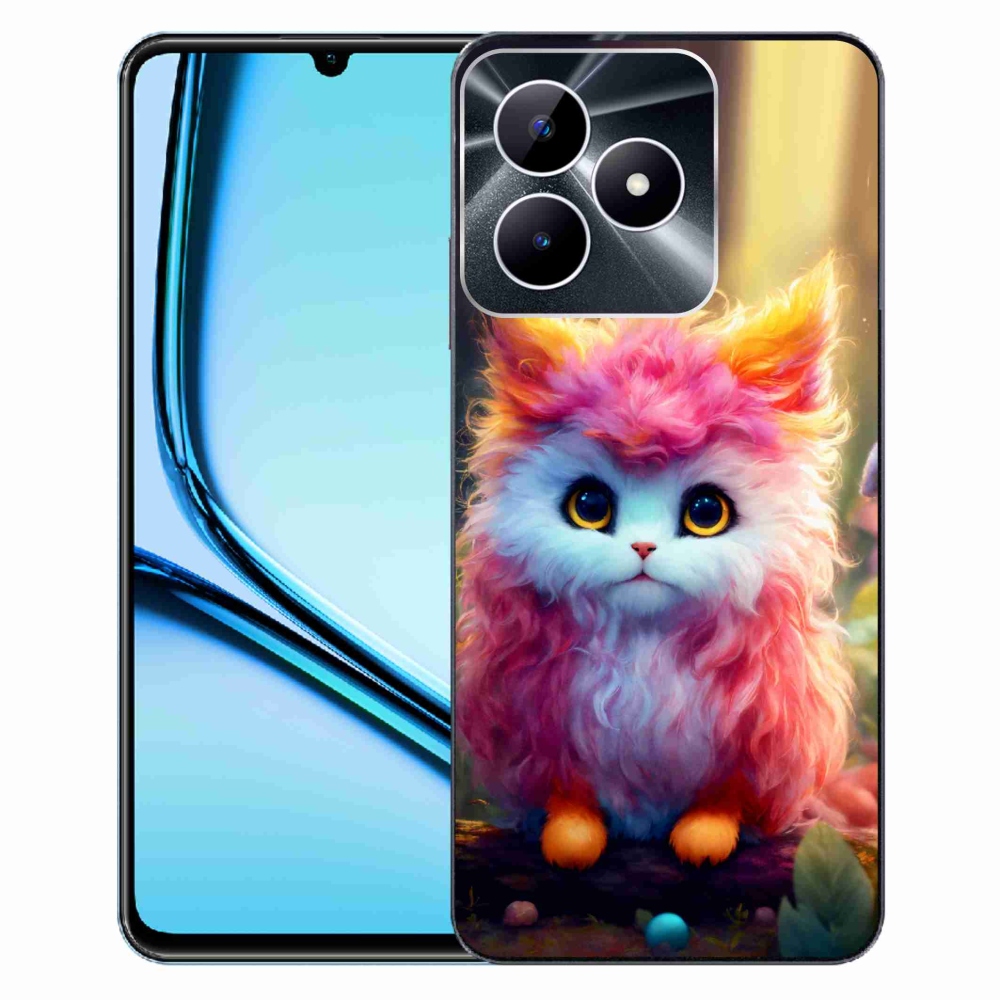 Gelový kryt mmCase na Realme Note 50 - roztomilé kotě 5