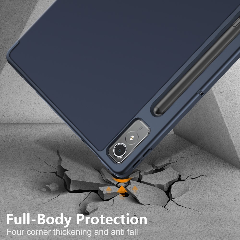 Case chytré zavírací pouzdro na tablet Lenovo Tab P12 - tmavěmodré