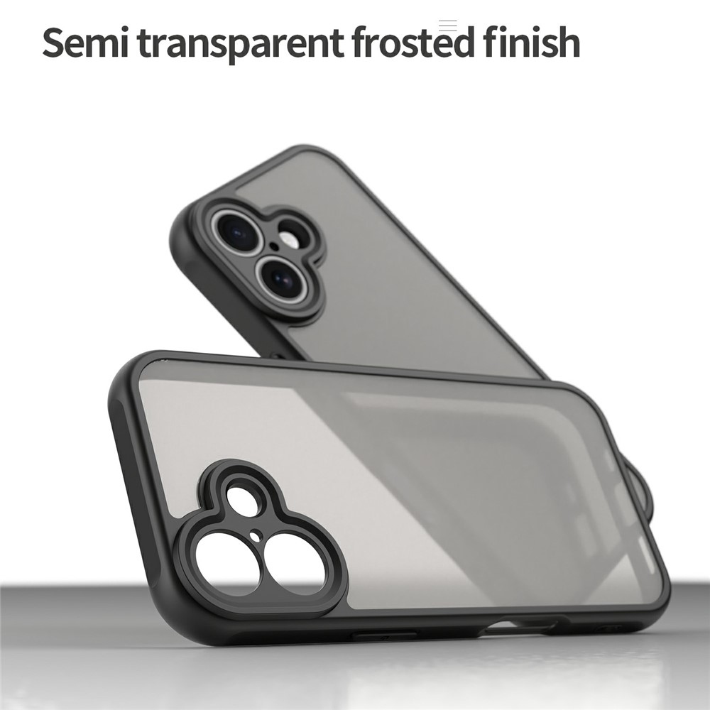 Proof gelový obal s pevnými zády na iPhone 17 - černý