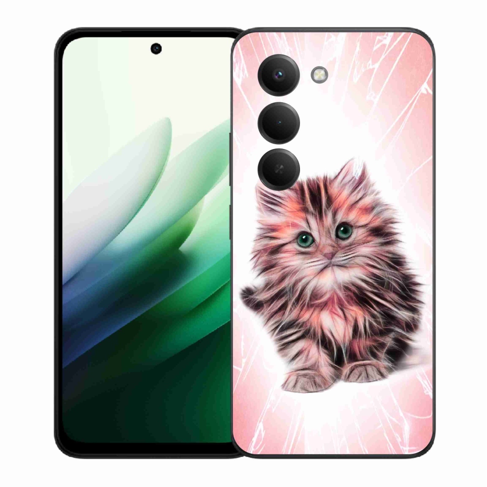 Gelový kryt mmCase na Xiaomi Redmi 15 5G - roztomilé kotě