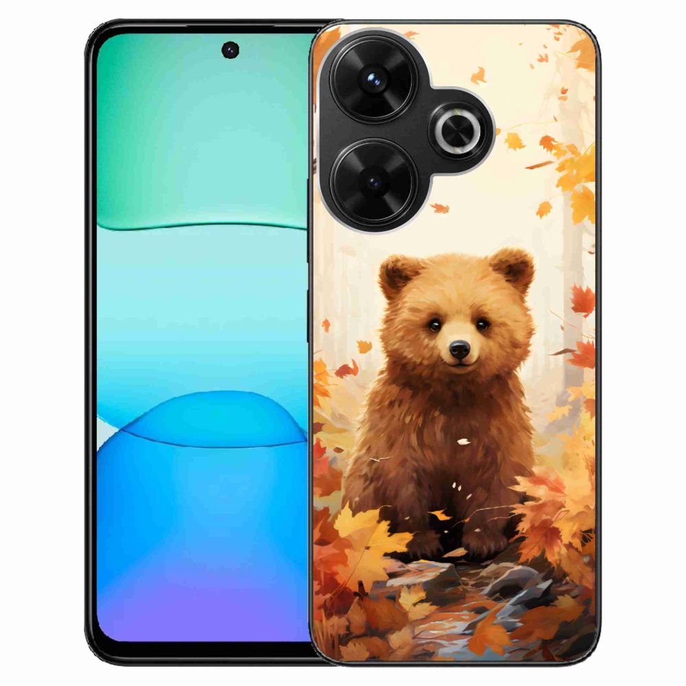 Gelový kryt mmCase na Xiaomi Redmi 13 4G/Poco M6 4G - medvěd v lese