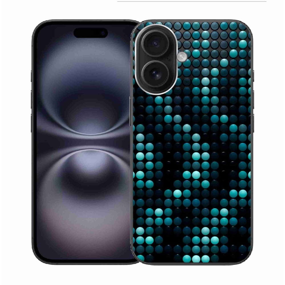 Gelový kryt mmCase na iPhone 16 - abstraktní motiv 15