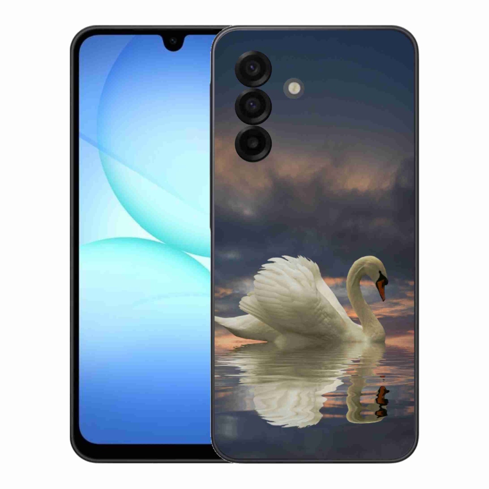 Gelový kryt mmCase na Samsung Galaxy A17 5G - labuť