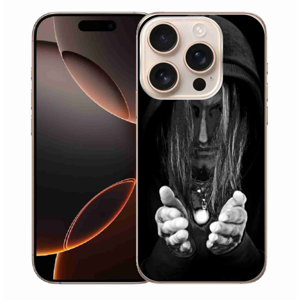 Gelový kryt mmCase na iPhone 16 Pro Max - tajemná osoba
