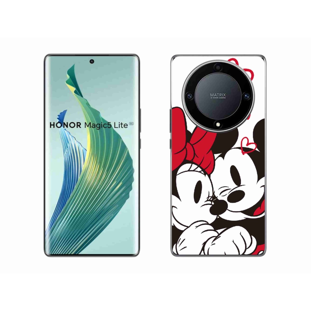 Gelový kryt mmCase na Honor Magic 5 Lite 5G - minnie a mickey
