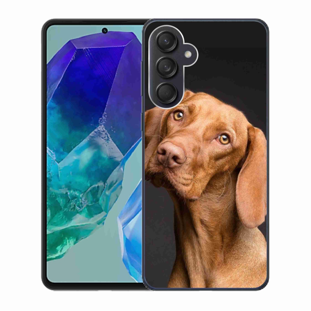 Gelový obal mmCase na Samsung Galaxy M55 5G - maďarský ohař