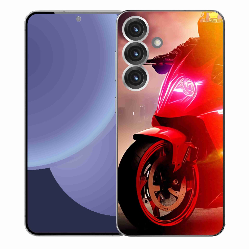 Gelový kryt mmCase na Samsung Galaxy S25+ - motorka