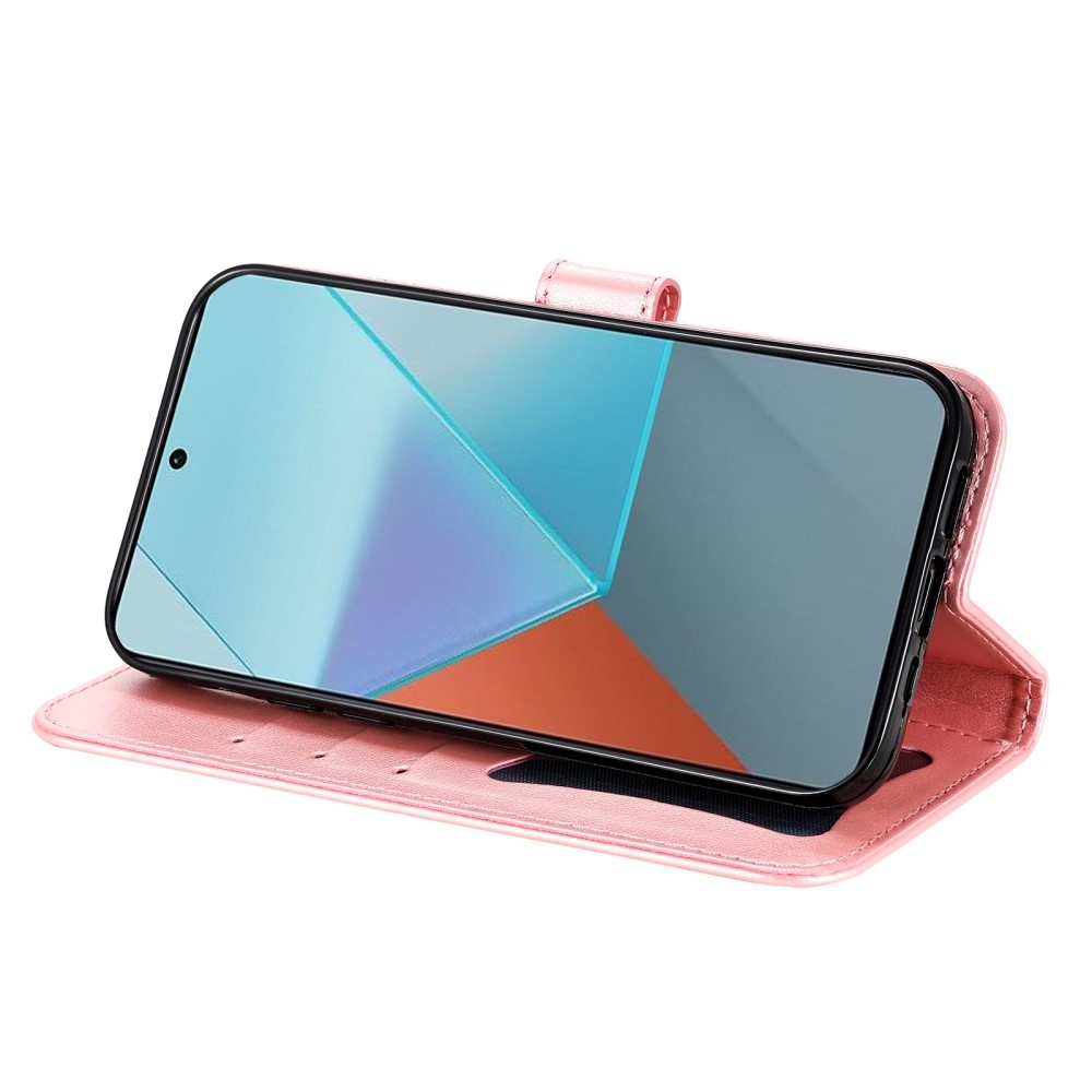 Mandala knížkové pouzdro na Xiaomi Redmi Note 13 Pro 5G/Poco X6 5G - růžové