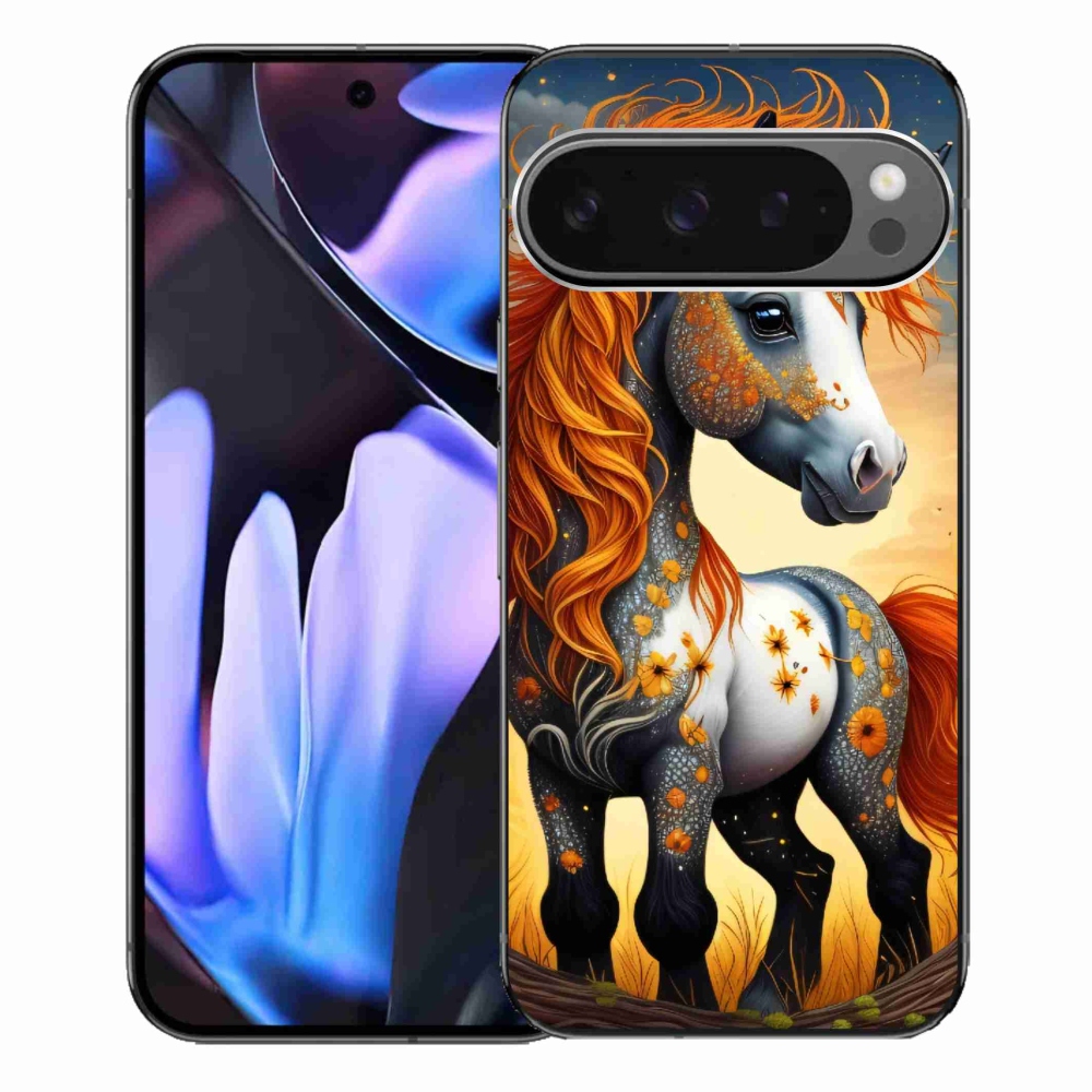Gelový kryt mmCase na Google Pixel 9 Pro XL - barevný poník