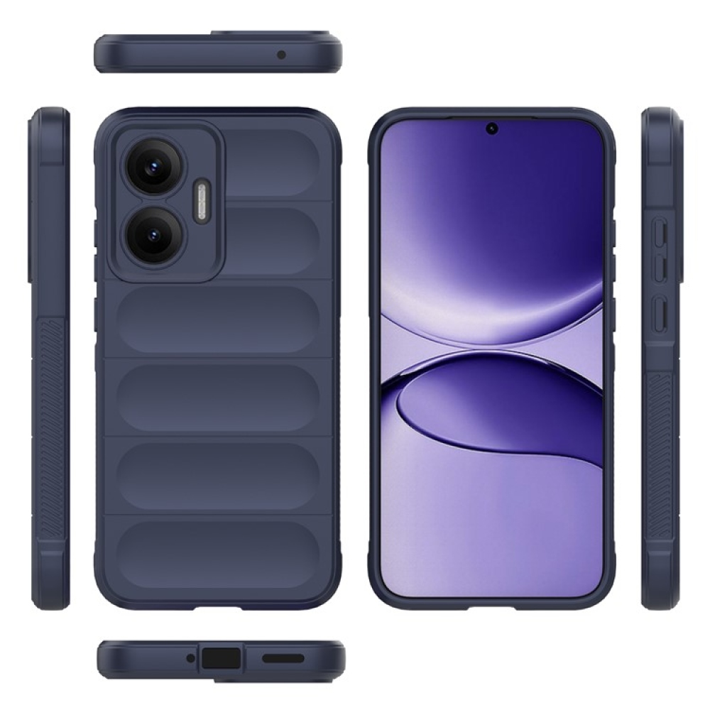 Rugg odolný gelový obal na Xiaomi Poco F7 5G - tmavěmodrý