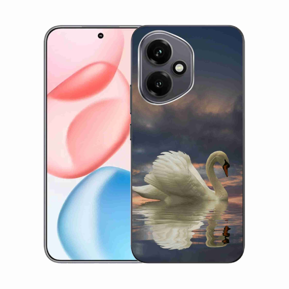 Gelový kryt mmCase na Honor 400 - labuť