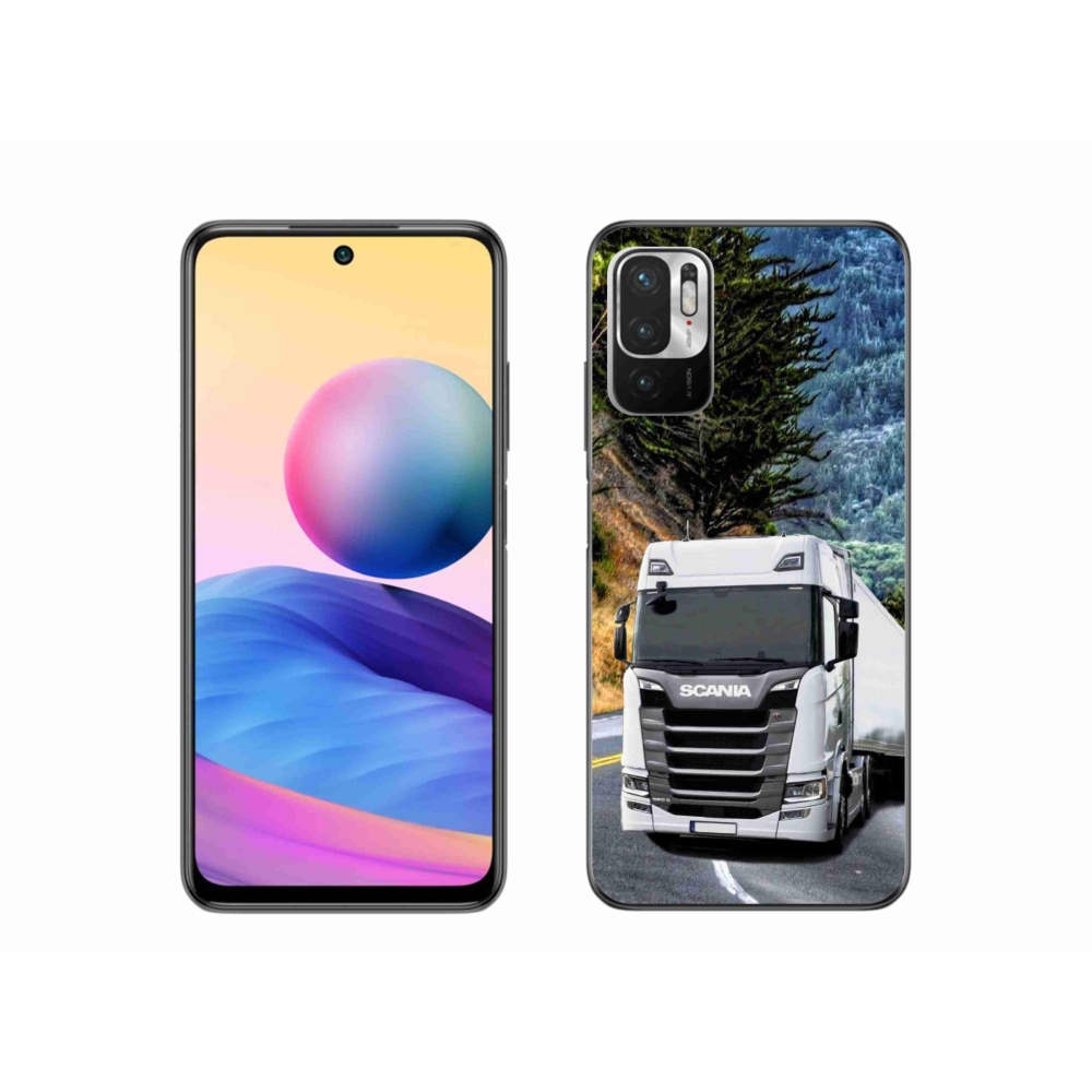 Gelový kryt mmCase na Xiaomi Redmi Note 10 5G - kamion 1