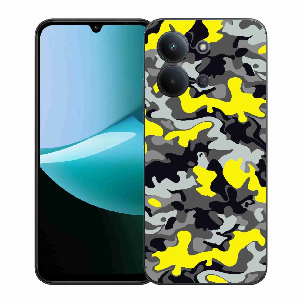 Gelový kryt mmCase na Xiaomi Redmi 15C 4G (171mm)/Poco C85 4G (171mm) - maskáčový vzor 6