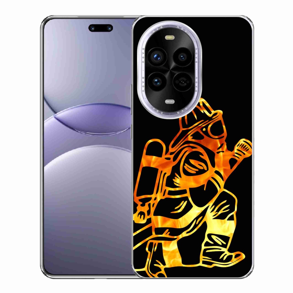 Gelový kryt mmCase na Huawei Nova 13 Pro 5G - hasič 1