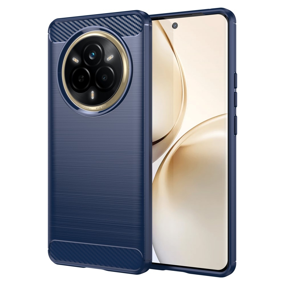 Carbon odolný gelový obal na Realme 14 Pro 5G - modrý