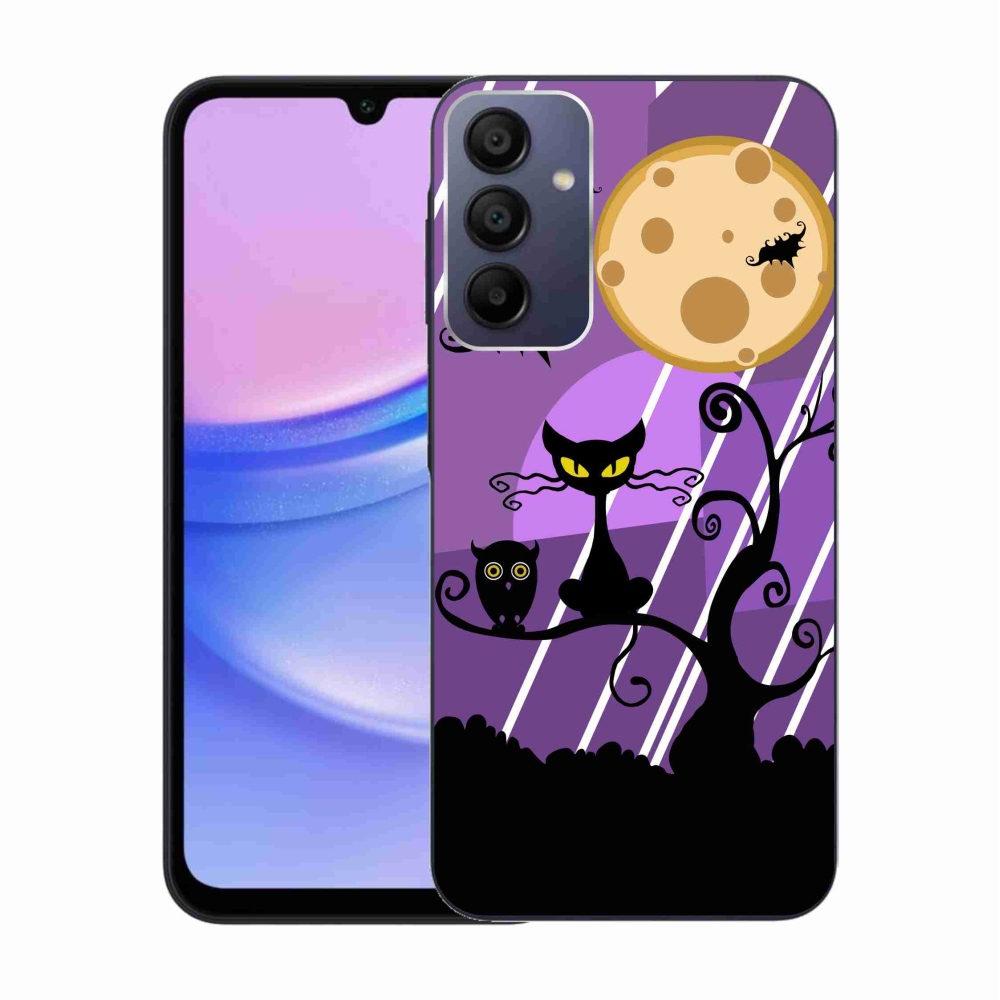 Gelový kryt mmCase na Samsung Galaxy A15 4G/5G - halloween