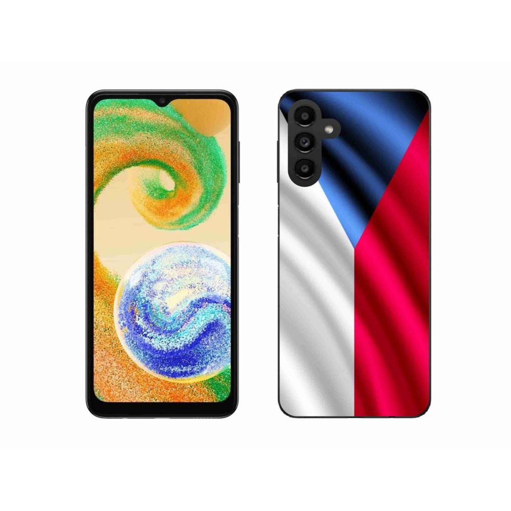 Gelový kryt mmCase na mobil Samsung Galaxy A04s (164.7x76.7x9.1mm) - česká vlajka